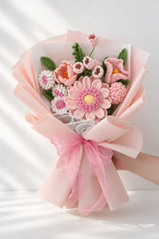 Pink Daisy with Tulip Bouquet