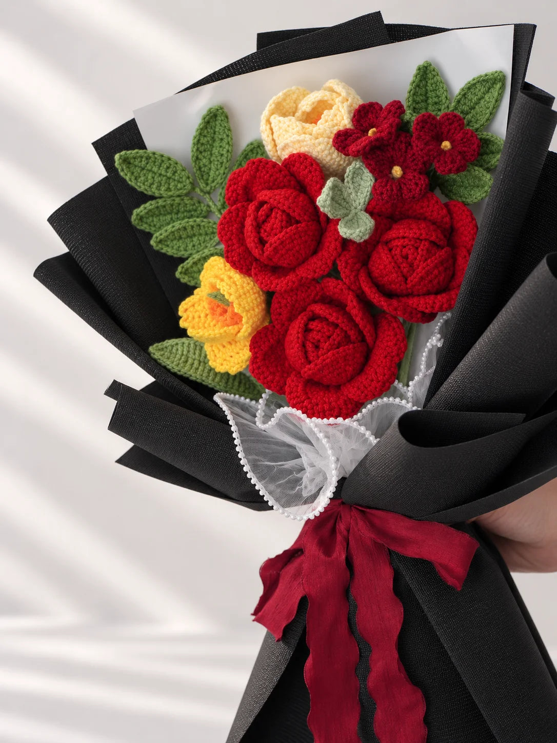 Red Rose with Tulip Valentine’s Day Bouquet