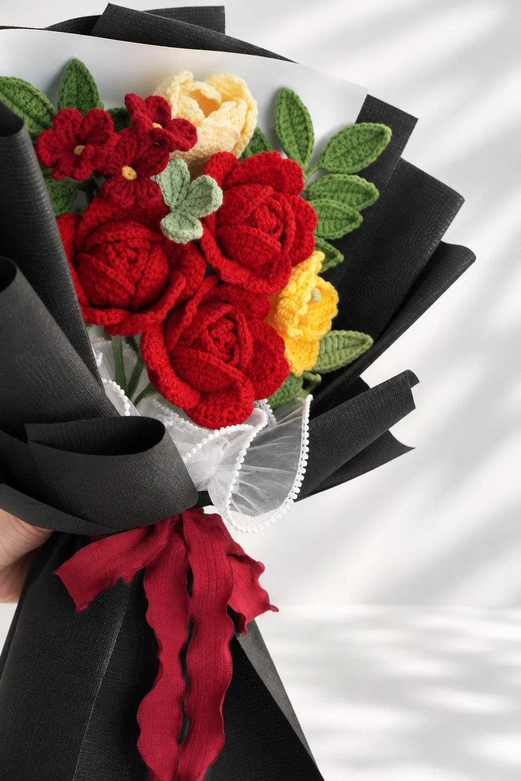 Red Rose with Tulip Valentine’s Day Bouquet